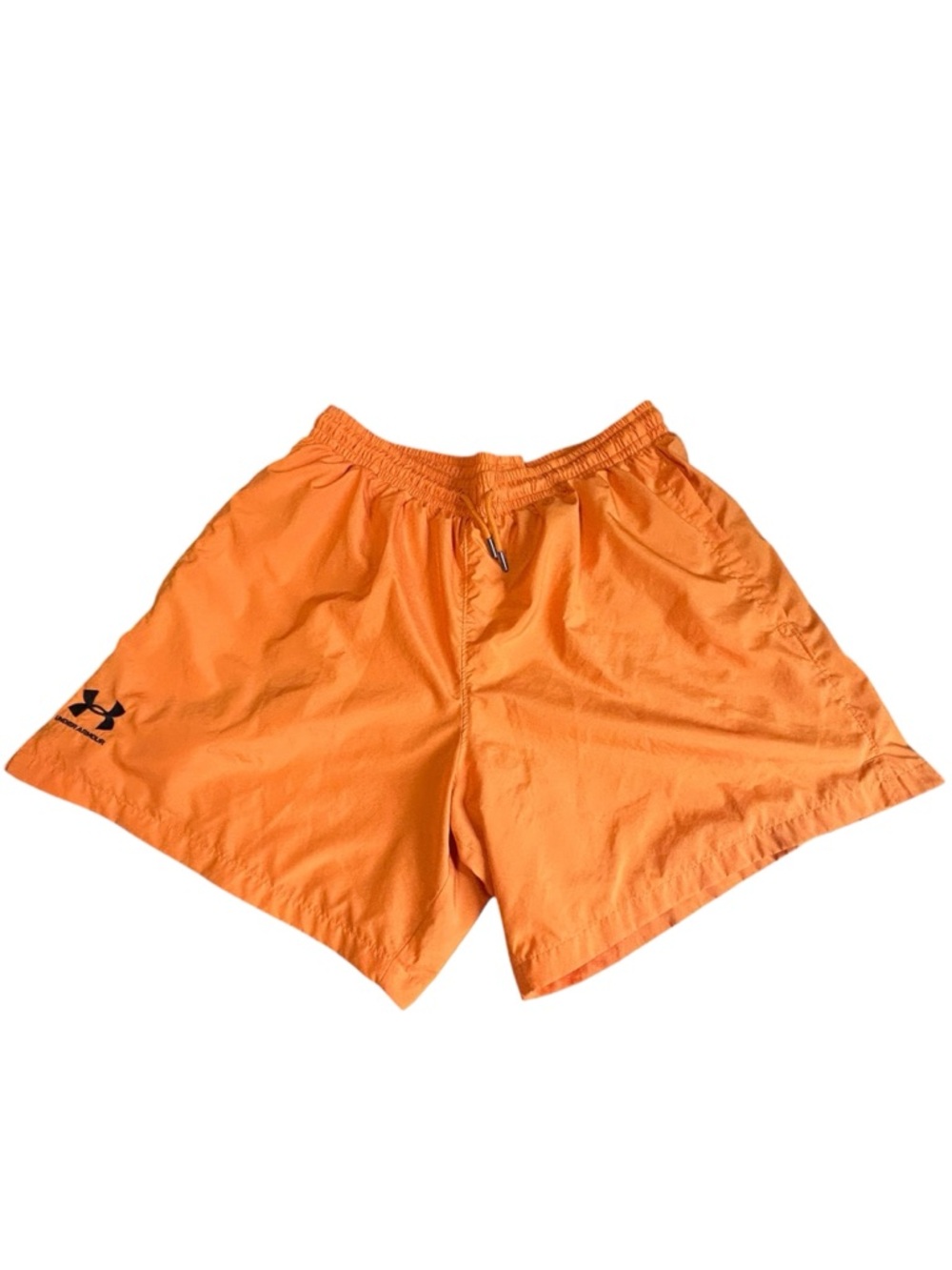 Under Armour UA Essential Volley Short Mens L Orange Loose Swim Trunks
